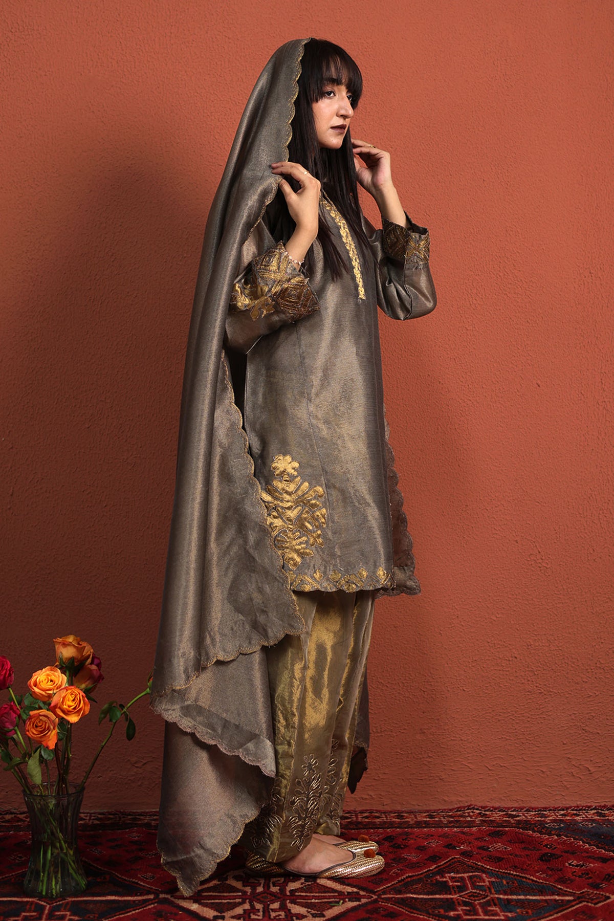 Metallic Muse Shalwar Suit