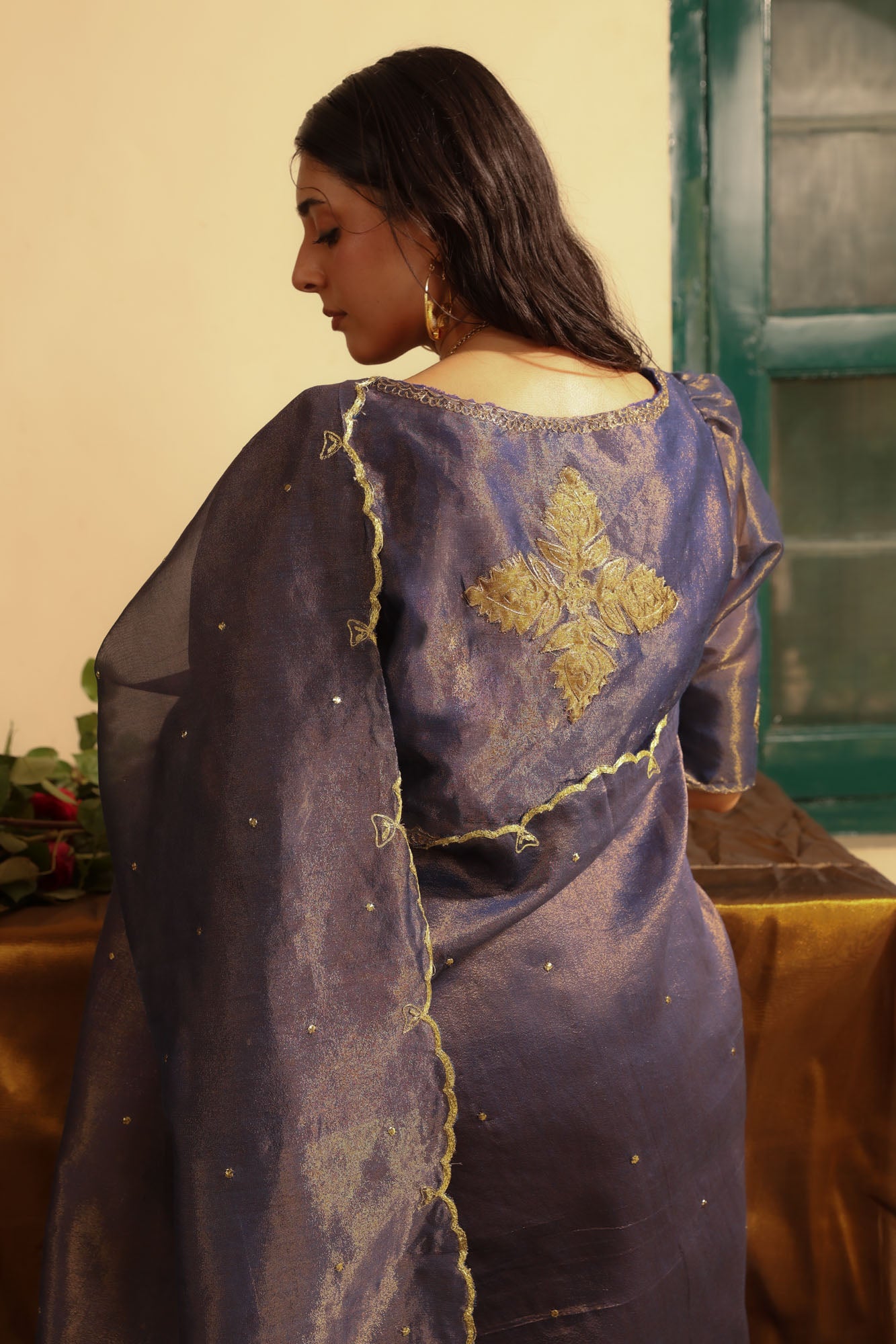 Luxe Dusk Saree
