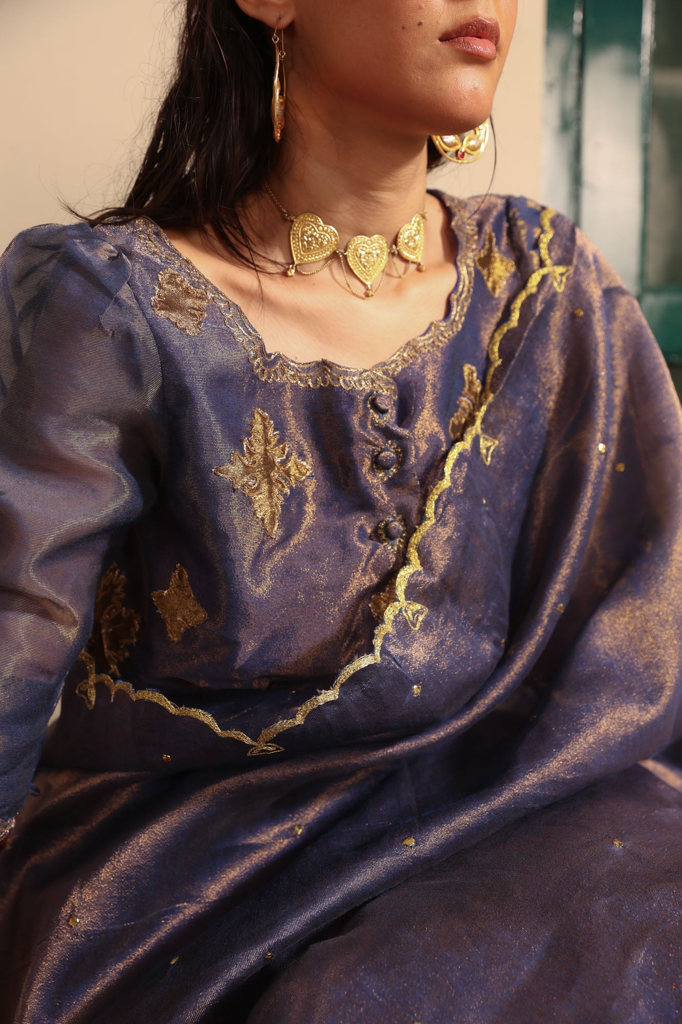 Luxe Dusk Saree