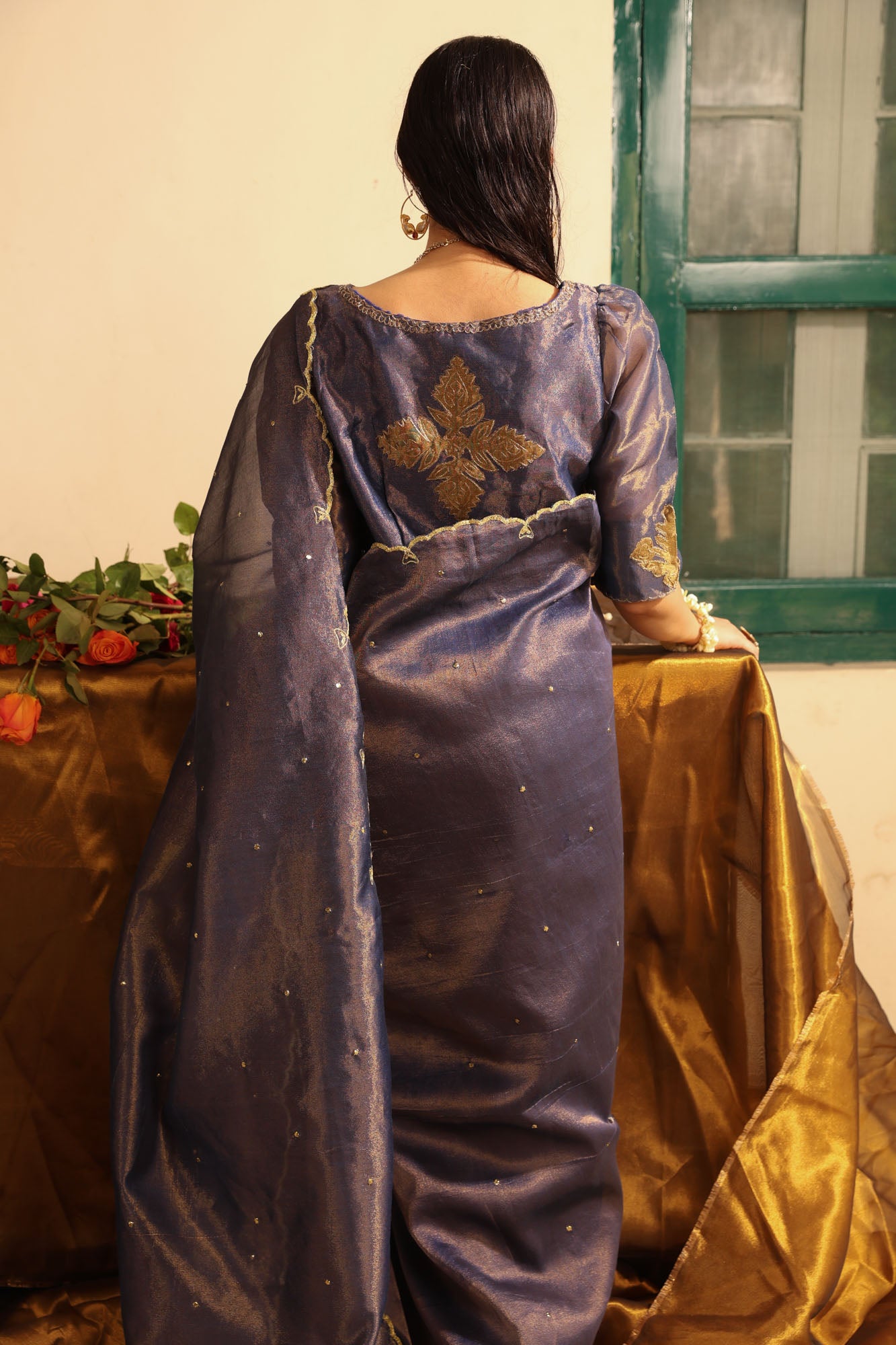 Luxe Dusk Saree