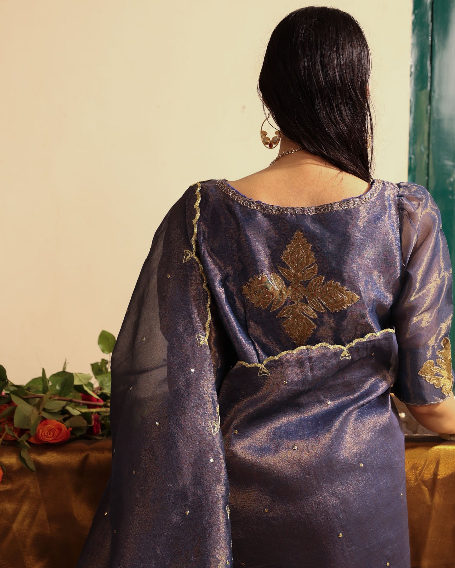 Luxe Dusk Saree