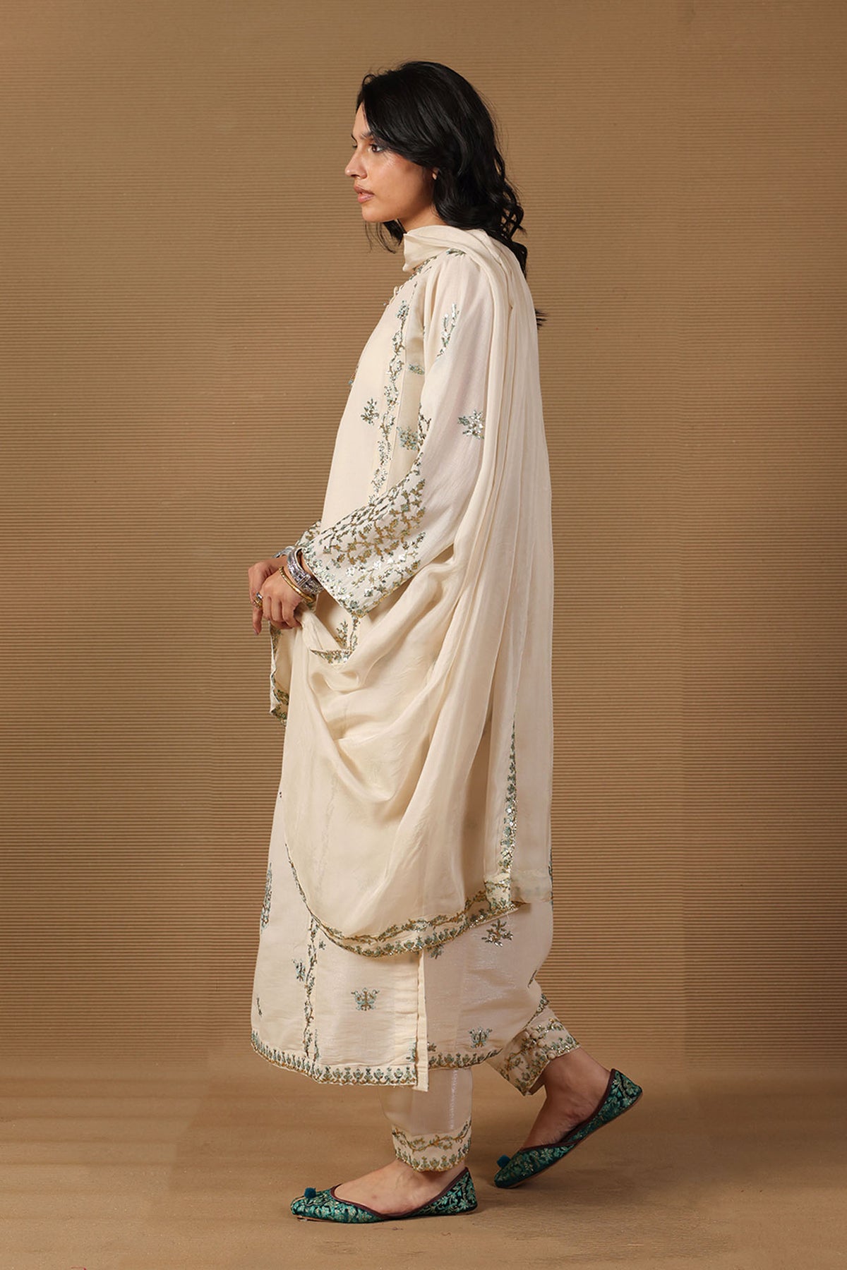 Sequin Embroidered Suit