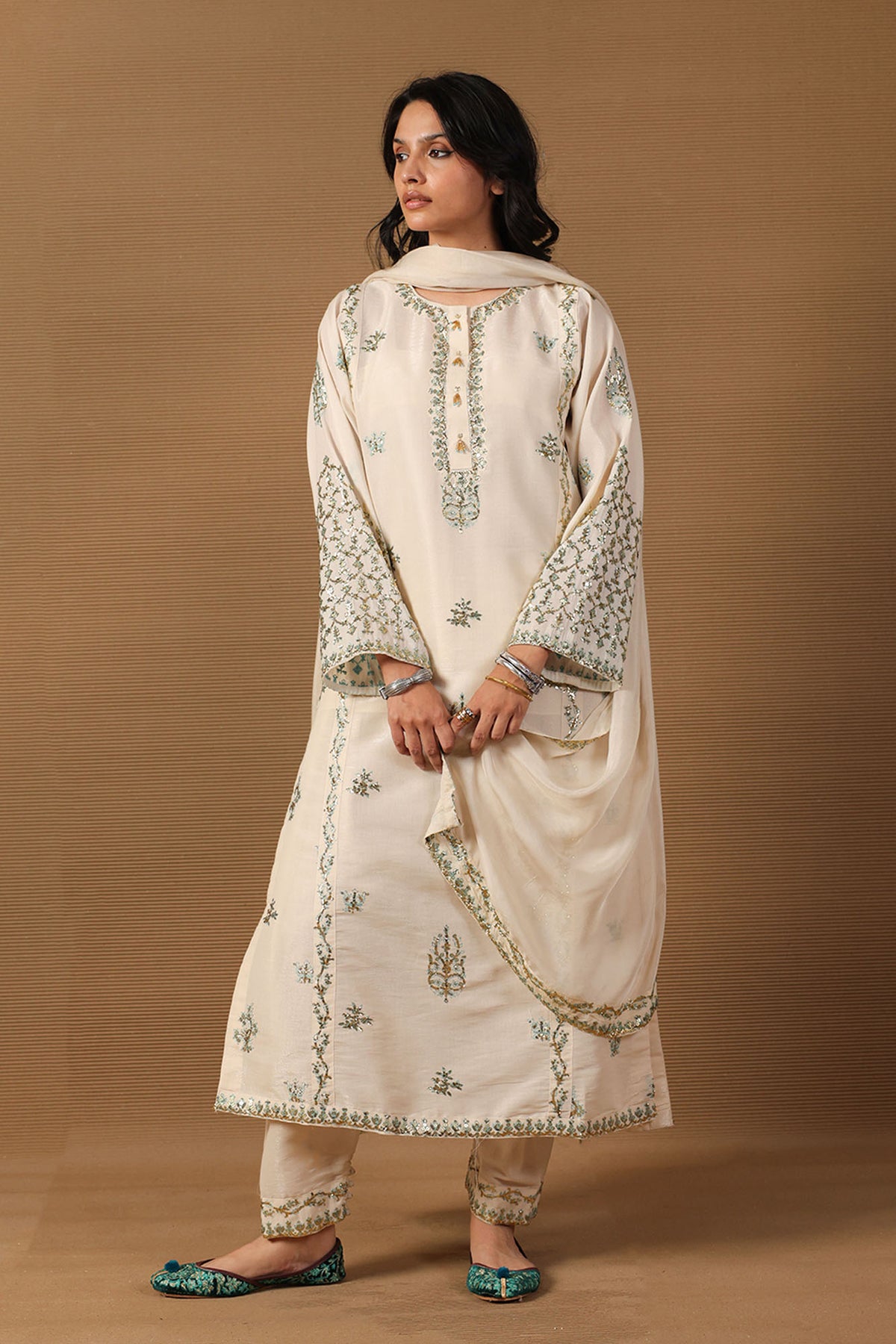 Sequin Embroidered Suit