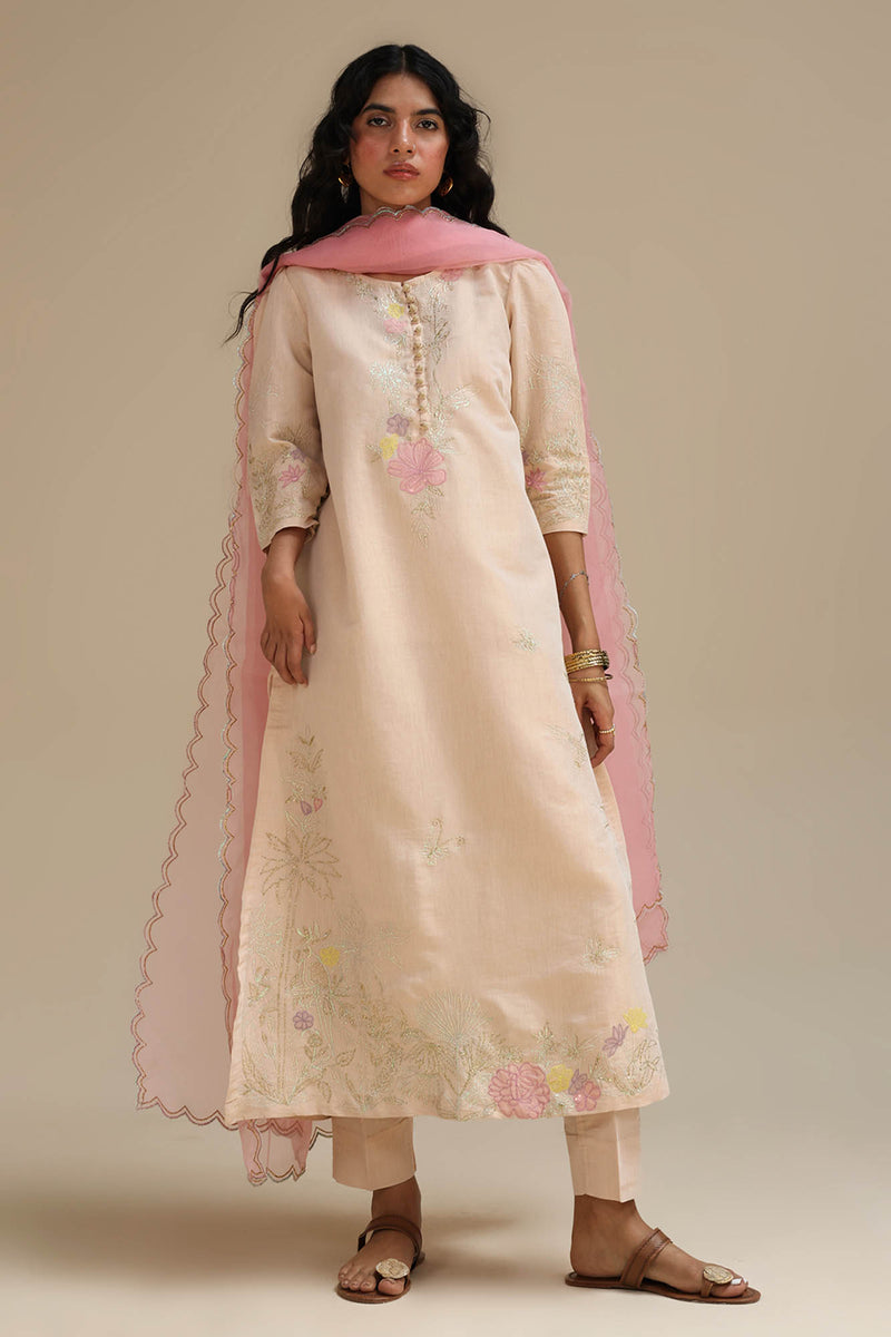Embroidered Opulence  3-Piece Ensemble
