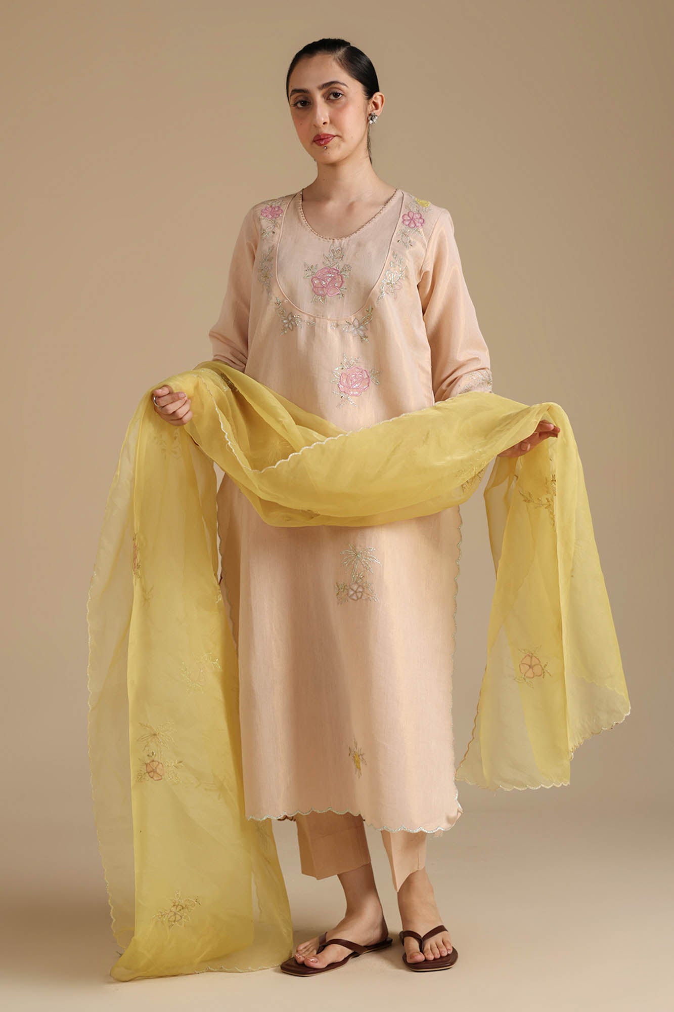 Gul Embroidered Ensemble