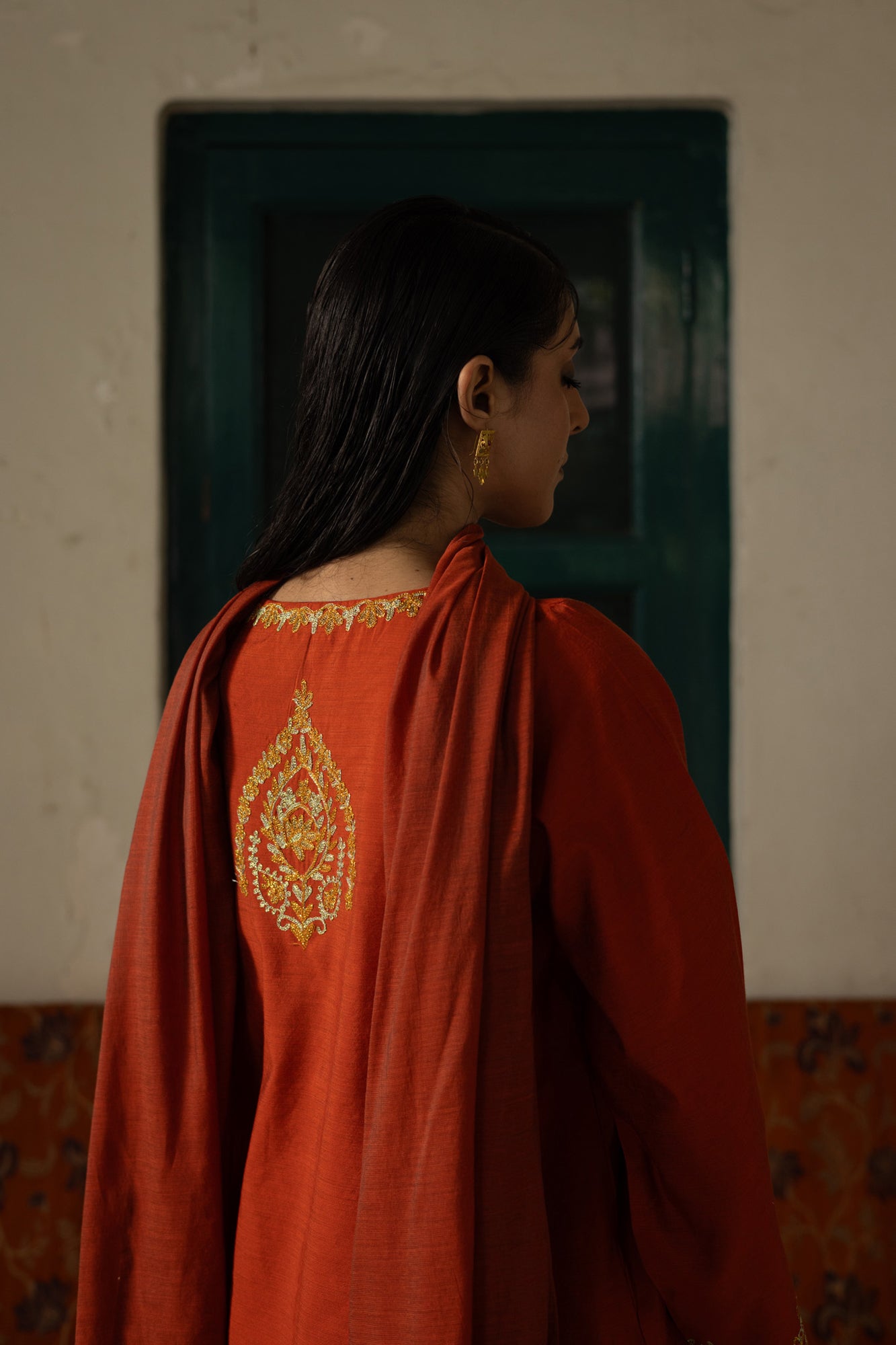 Embroidered Opulent 3-Piece Ensemble