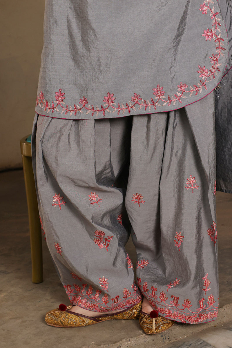 Embroidered Moonlit Suit
