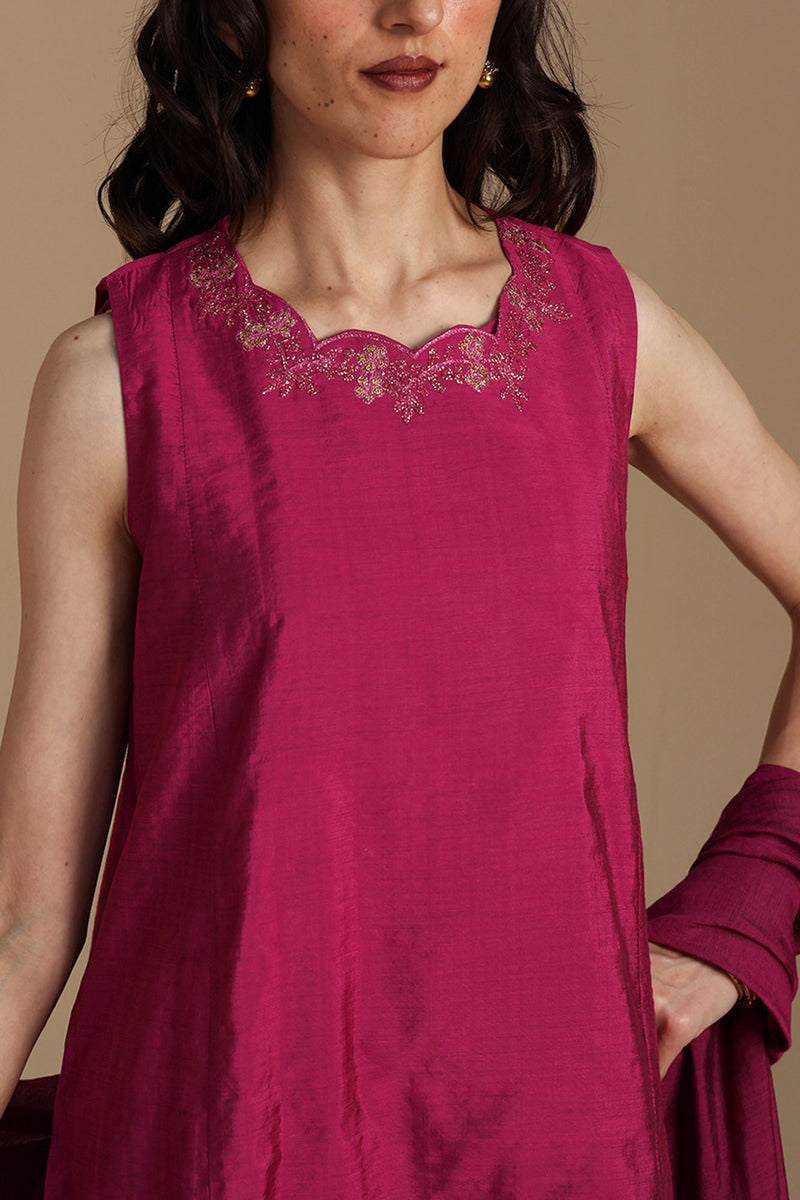 Burnt Rose Flared Ensemble