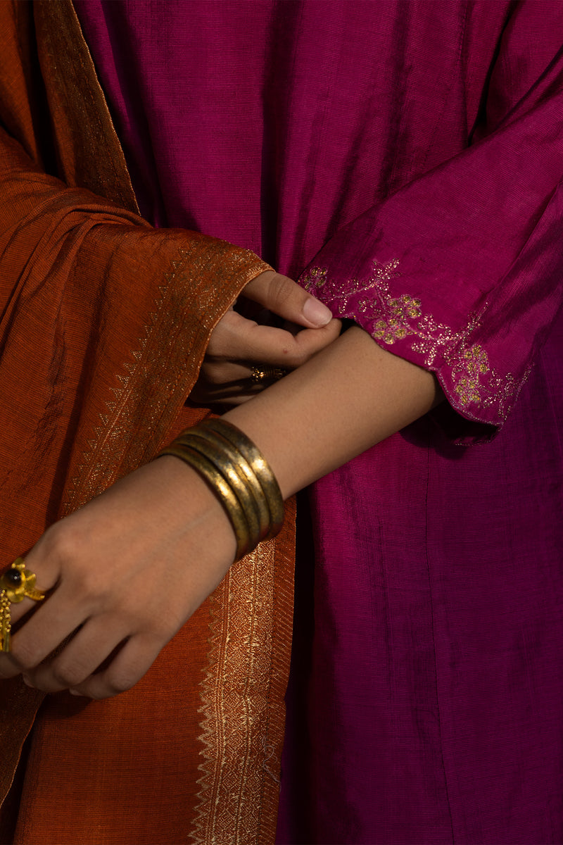 Burnt Rose Flared Ensemble