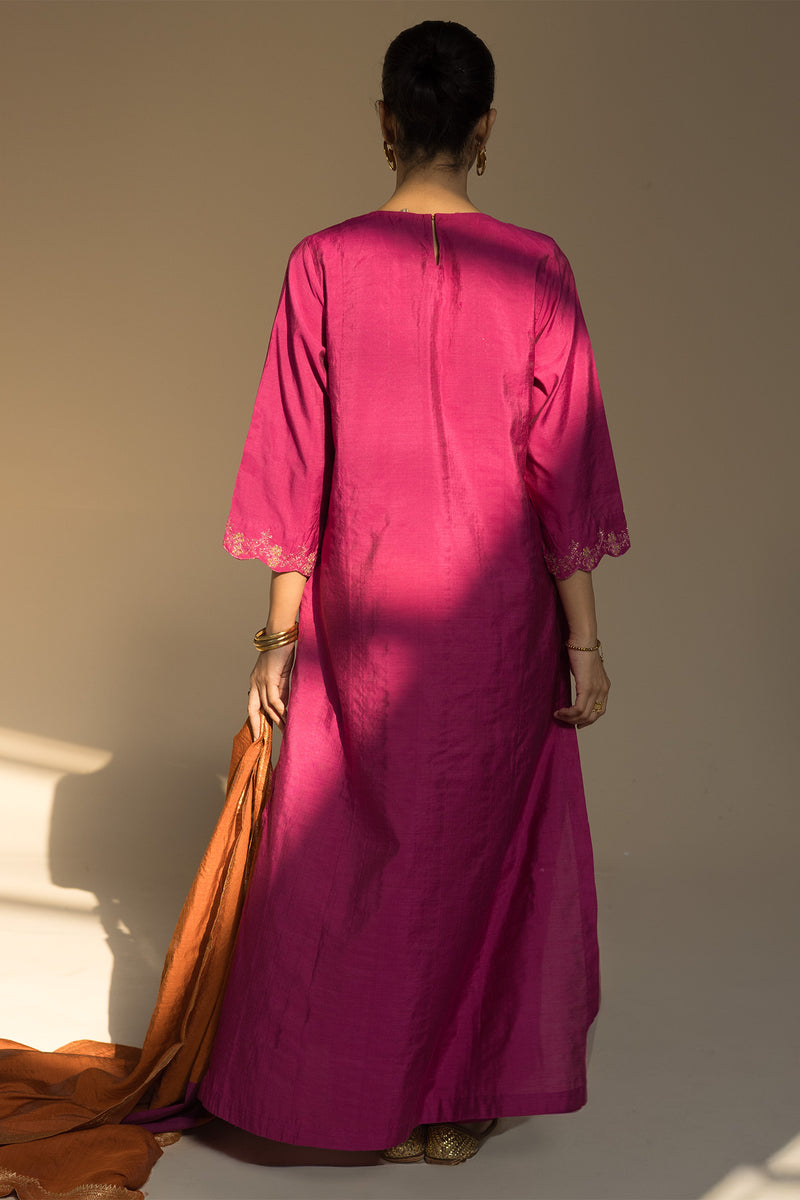 Burnt Rose Flared Ensemble