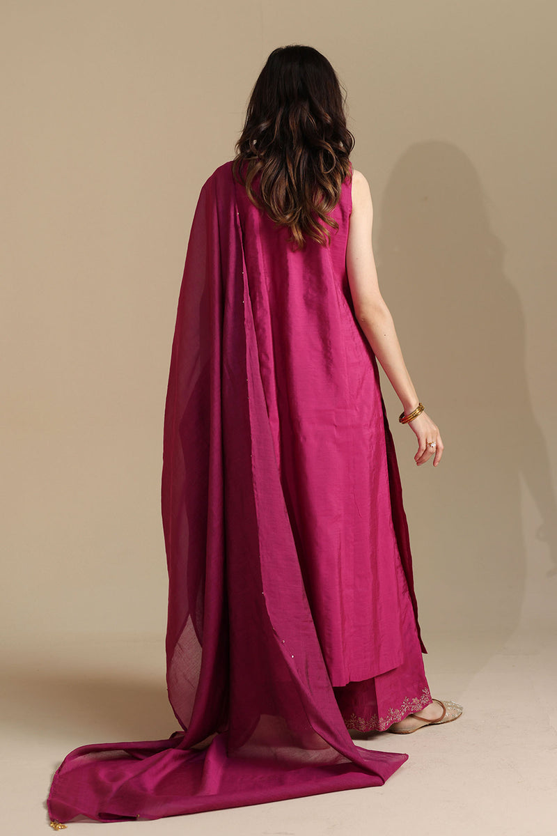 Burnt Rose Flared Ensemble