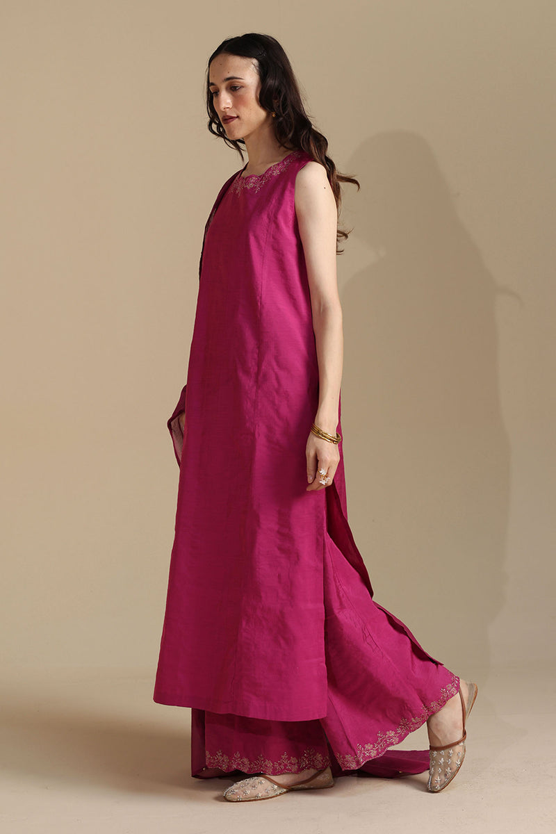 Burnt Rose Flared Ensemble