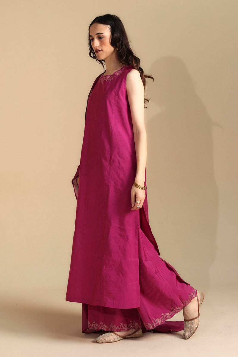 Burnt Rose Flared Ensemble