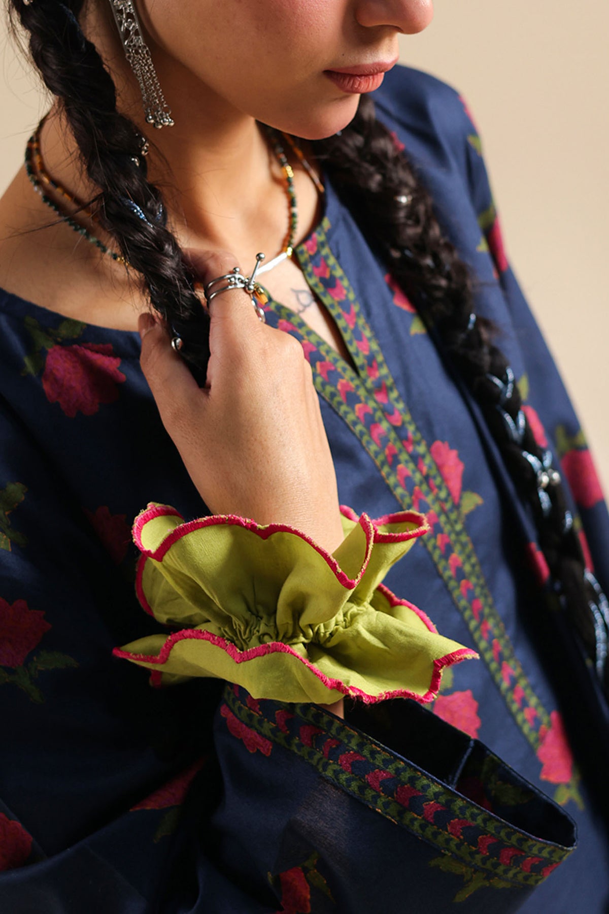 Flower Scrunchie
