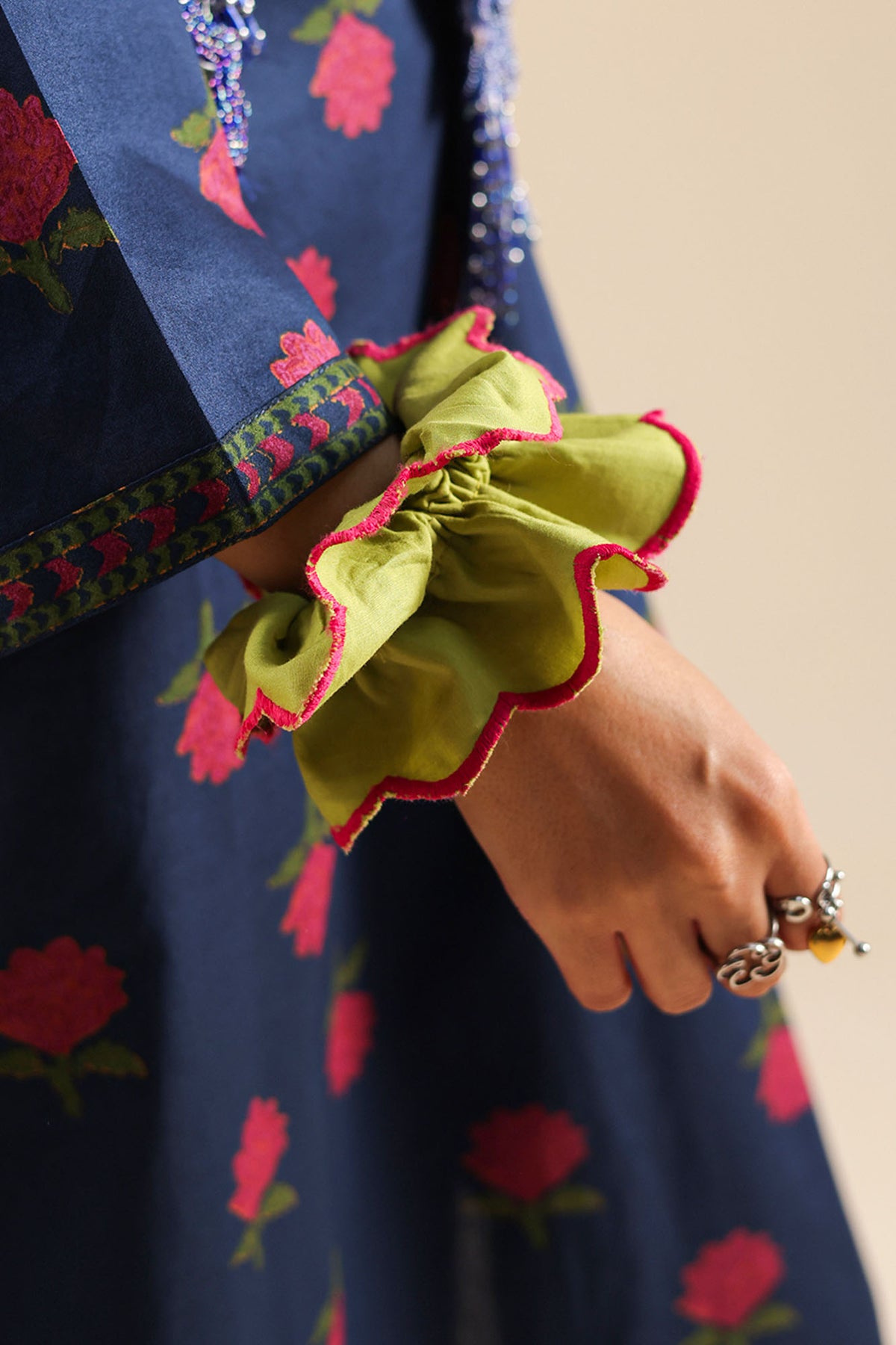 Flower Scrunchie