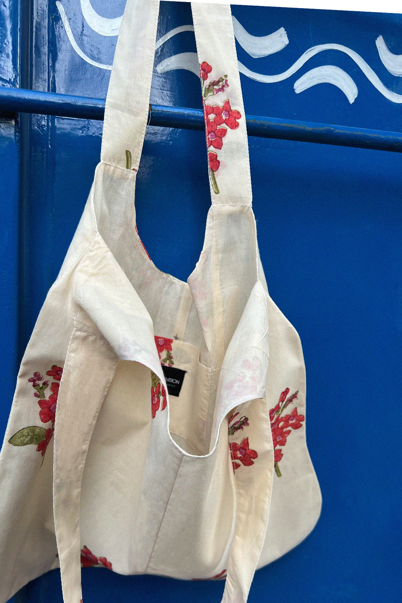 Phool Printed Tote Bag