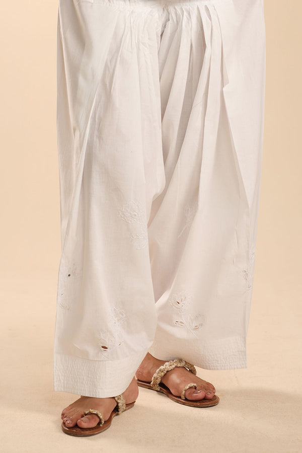 Hand-Embroidered Farshi Shalwar