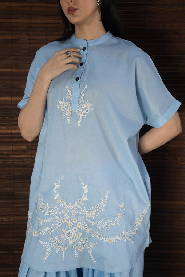 Soft Embroidered Tarkashi Set