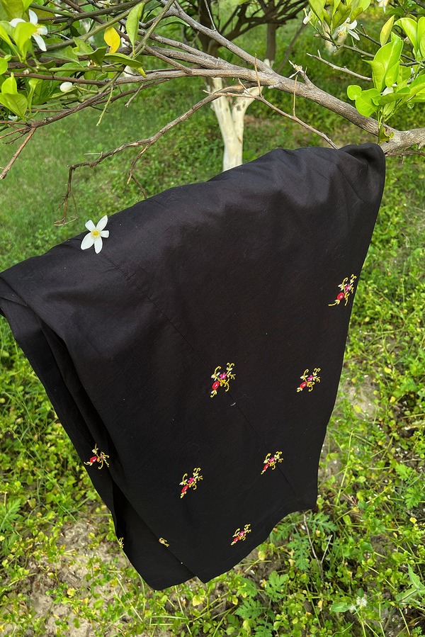 Hand-Embroidered Classic-Fit Shalwar