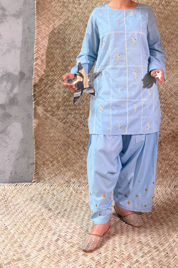 Tarkashi Blooms Farshi Set