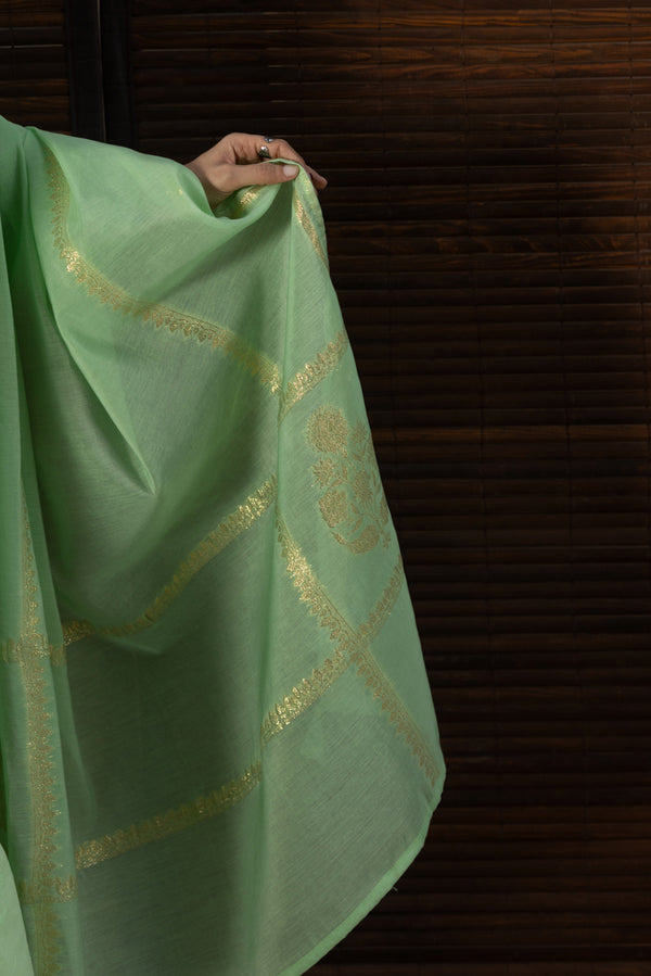 Hand-Embroidered 3-Piece Angrakha Set