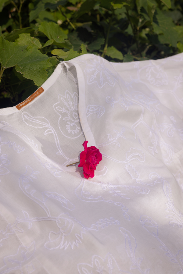 Hand-Stitch N K R Shirt