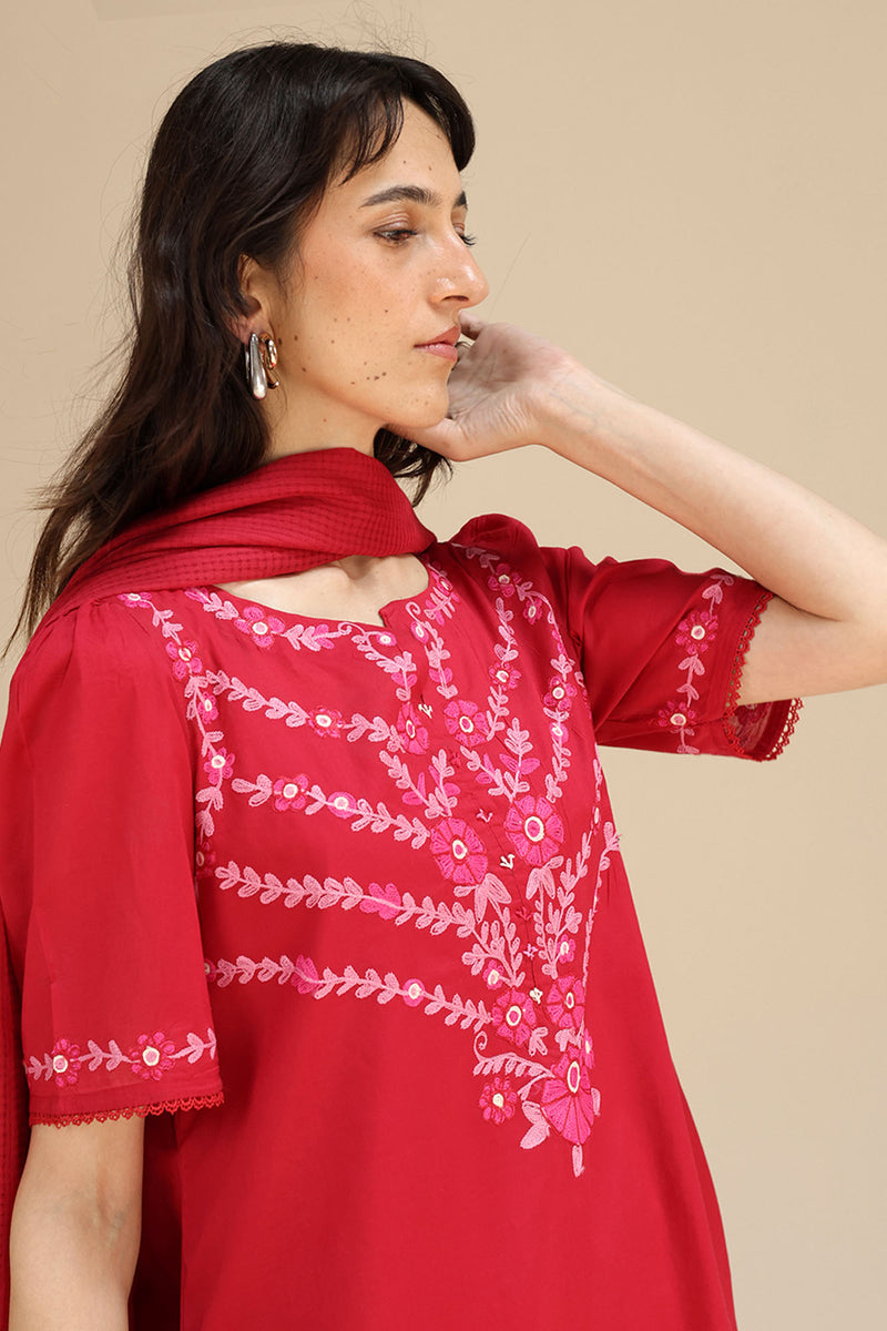 Handcrafted 3-Piece Gharara Set