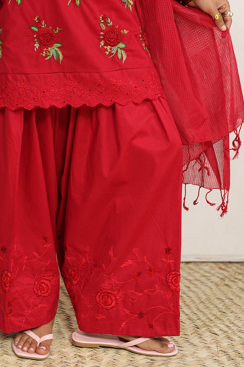 Hand Embroidered Farshi Ensemble