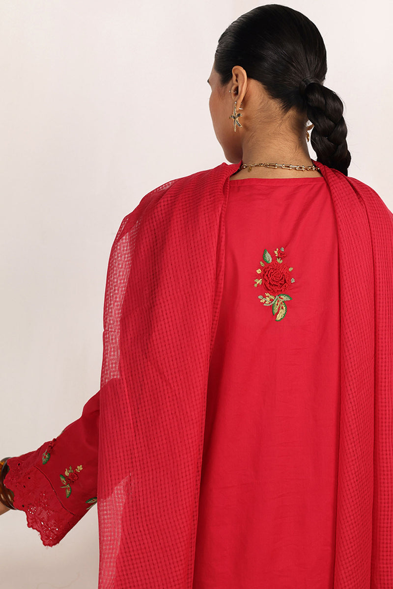 Hand Embroidered Farshi Ensemble