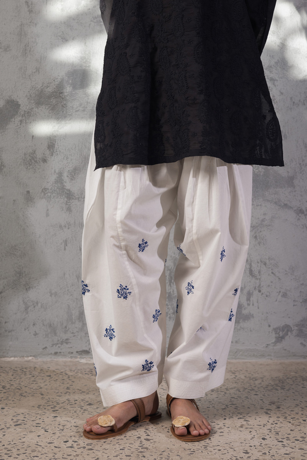 N K R Hand-Embroidered Shalwar