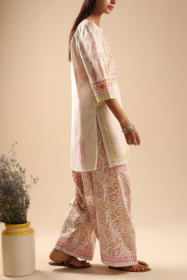 Hand-Block Printed Fasanay Set