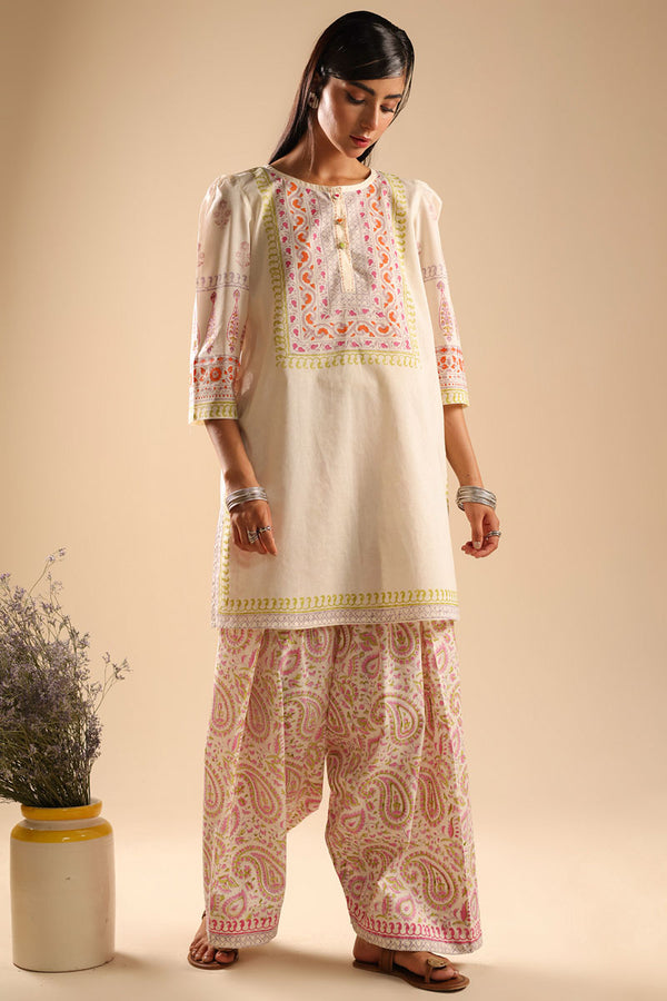 Hand-Block Printed Fasanay Set