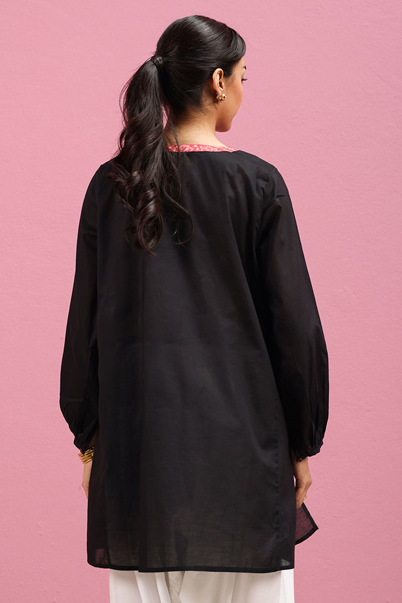Hand-Embroidered Floral Shirt
