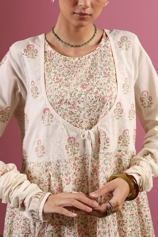 Block Printed Anarkali