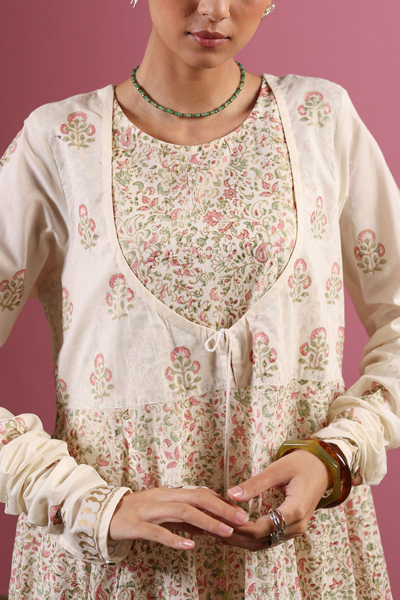 Block Printed Anarkali