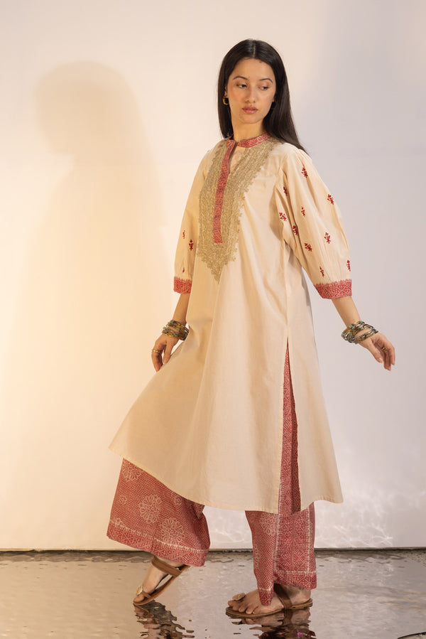 Jacquard Embroidered Set