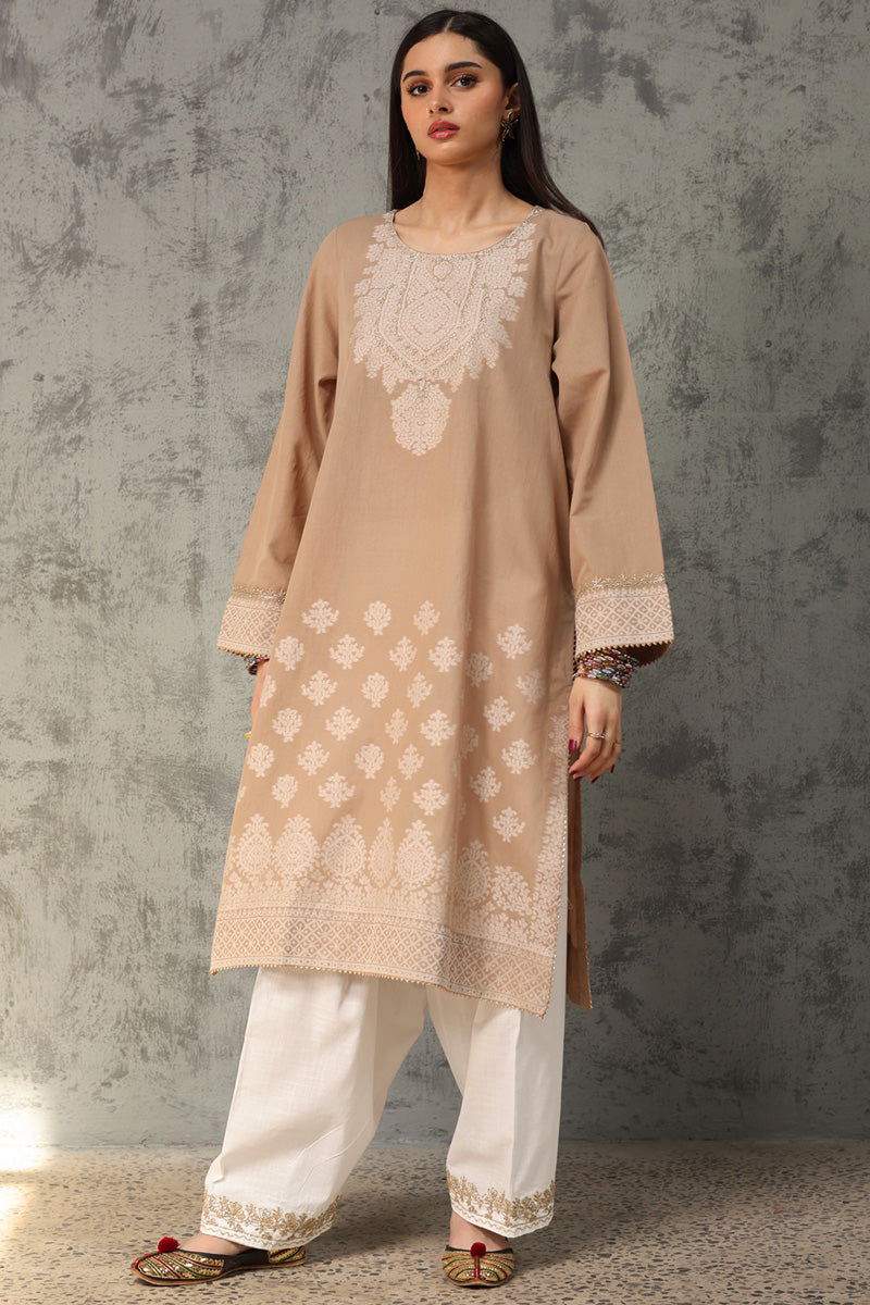 Embroidered Jacquard Set