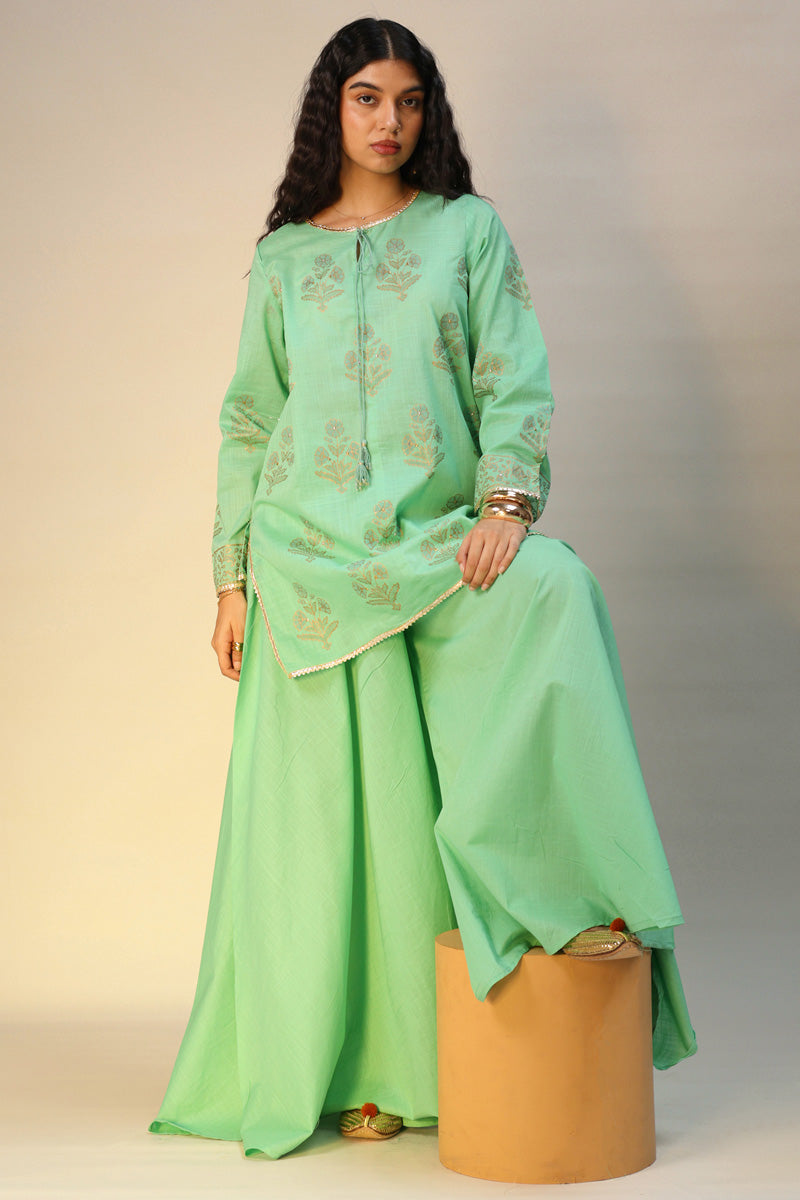 Zari Gul Jamni Set