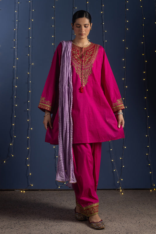 Ganga Jamni Crushed Dupatta