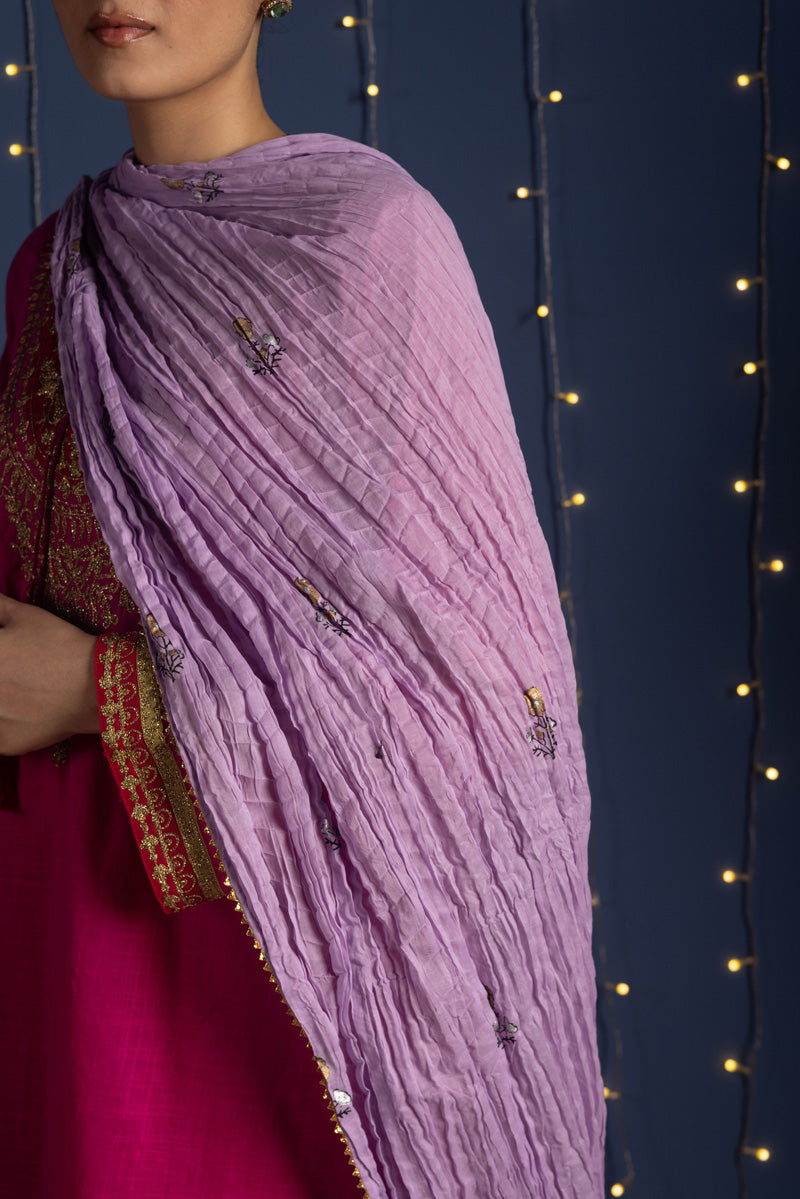 Ganga Jamni Crushed Dupatta