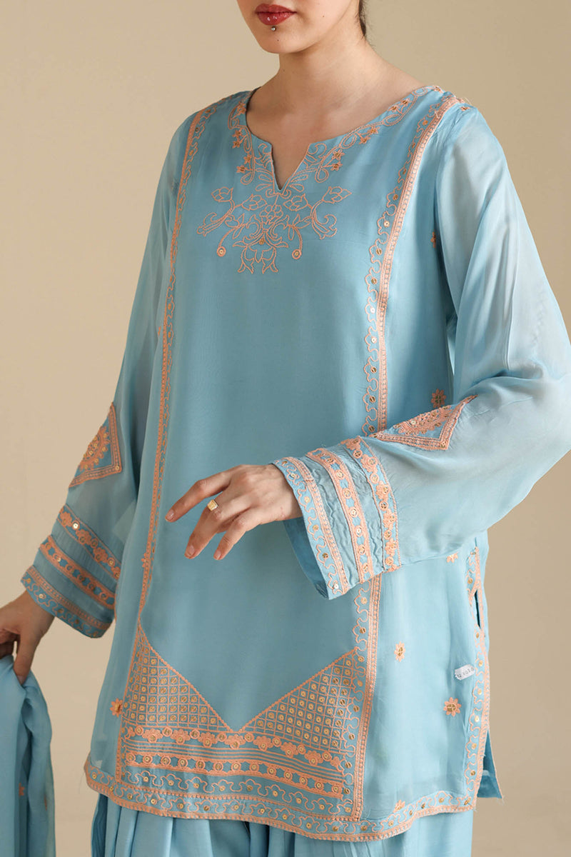 Embroidered Desi Set