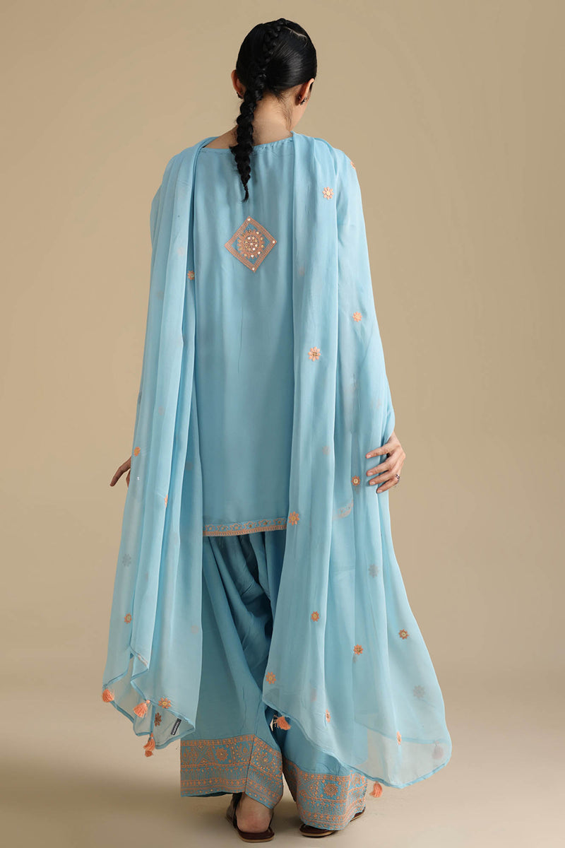 Embroidered Desi Set