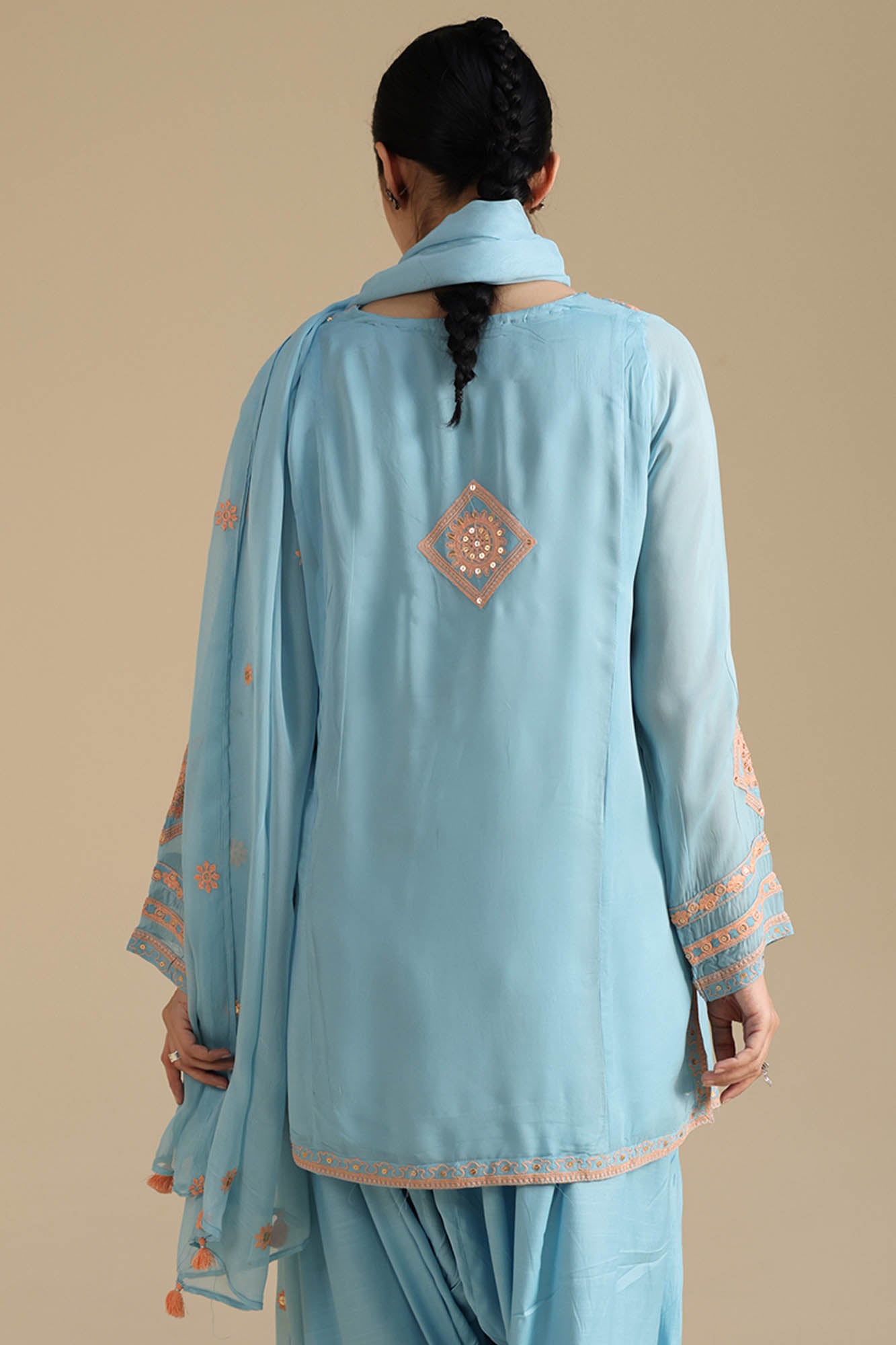 Embroidered Desi Set