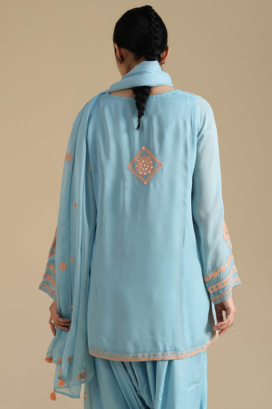 Embroidered Desi Set