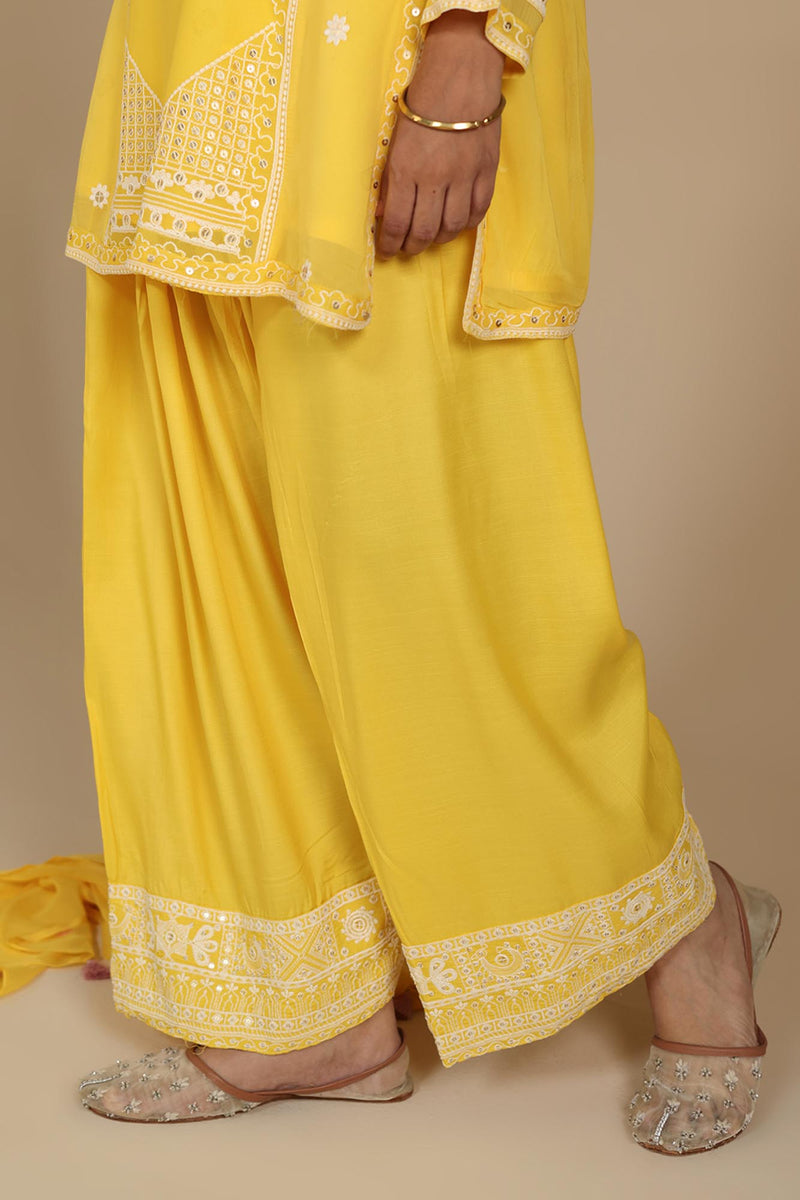 Sheesh Embroidered Farshi Set