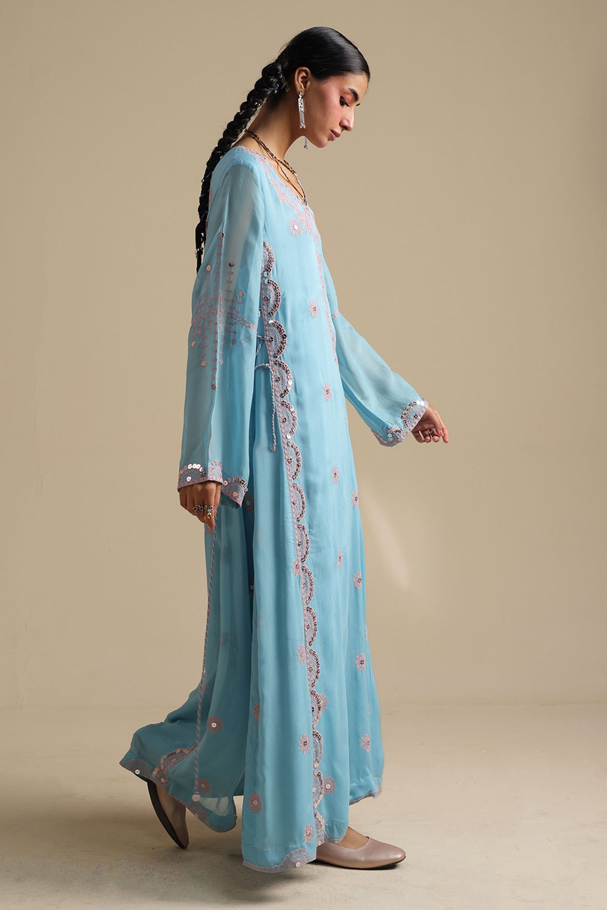 Ethereal Cascade Dress