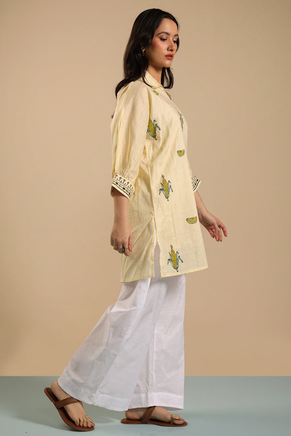 Hand-Block Printed Corn Set