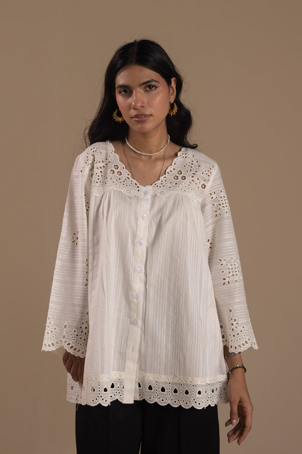 Broderie Whisper Top