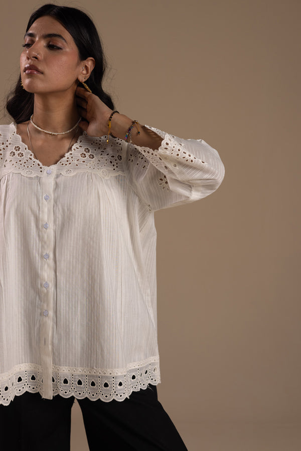 Broderie Whisper Top