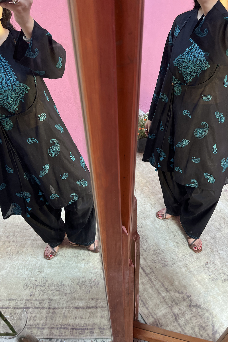 Embroidered Angrakha Set